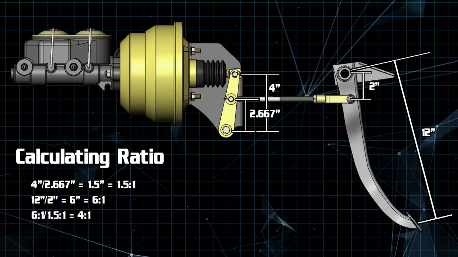 Bellcrank Ratio