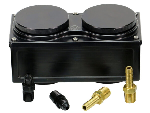 AC6801278BK - Billet Aluminum Remote Reservoir Kit - Black Anodized